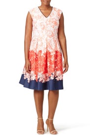 Floral Coral Dress by Slate & Willow