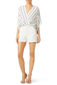 Pinstripe Kimono Top by Free People