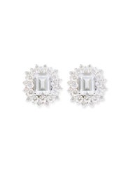 Crystal Rays Stud Earring by Kenneth Jay Lane