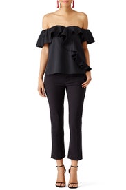 Black Winnie Top by SACHIN BABI