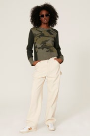 Mally Camo Sweater by Splendid