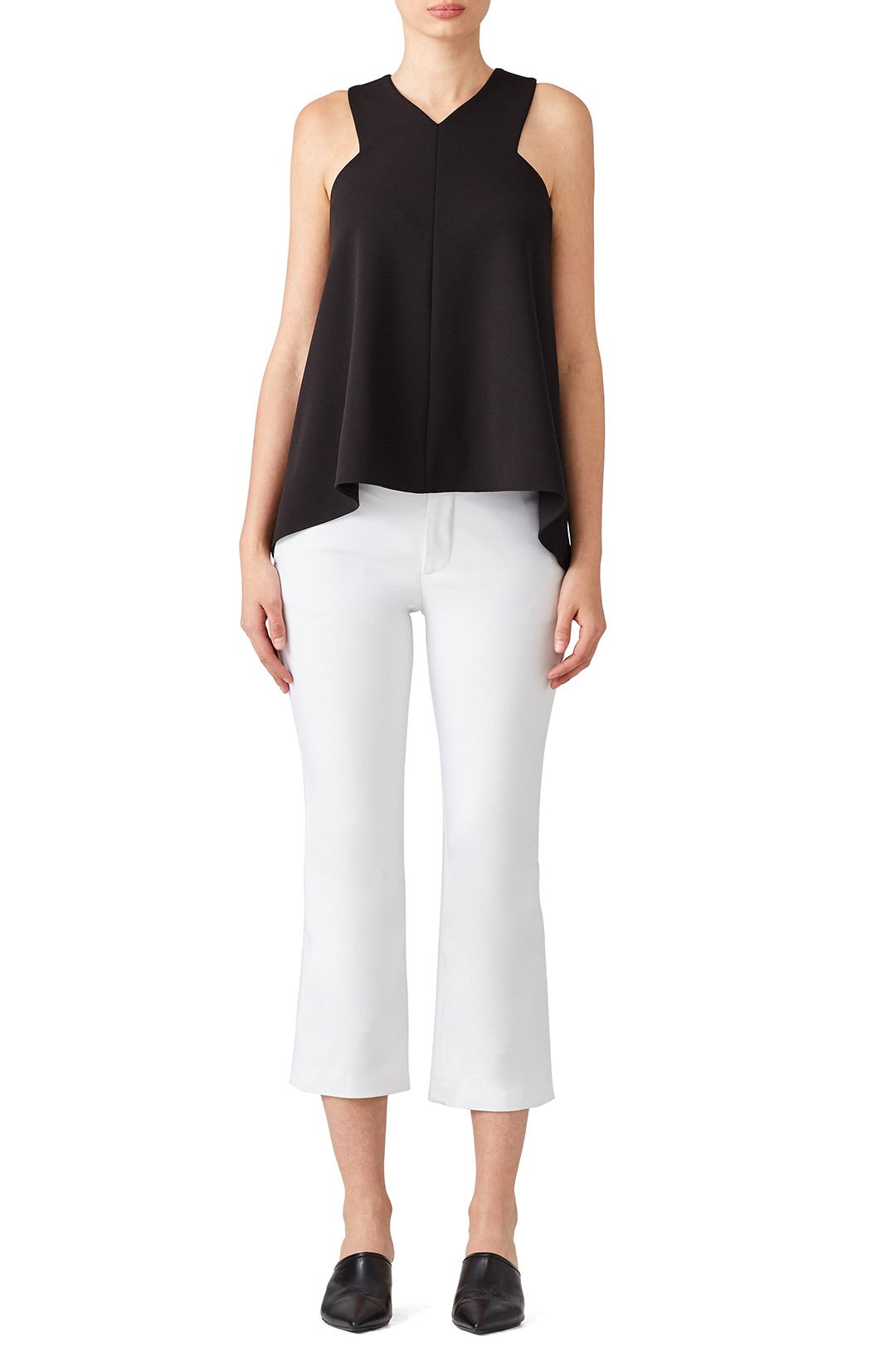 Structured Black Top by Tibi 0