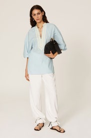 Balloon Sleeve Tunic by Tory Burch