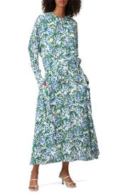 Long Sleeve Drape Dress by Victoria Victoria Beckham