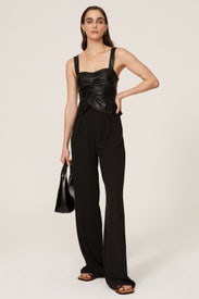 Lauryn Faux Leather Top by A.L.C.