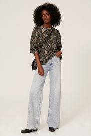 Boyfriend Ziggy Python Sweatshirt by Show Me Your Mumu