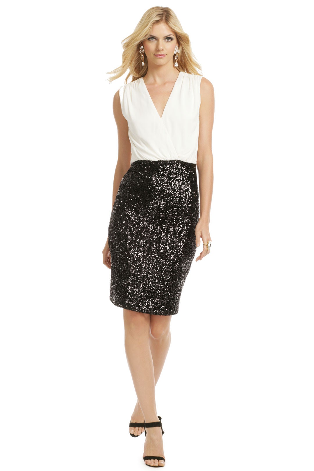 Sequin Clash Dress by Badgley Mischka