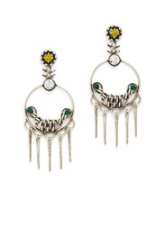 Silver Tukker Earrings by Dannijo
