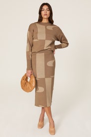 Fayyne Logo Pencil Skirt by BOSS