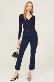 Maci Wrap Top by SIMKHAI