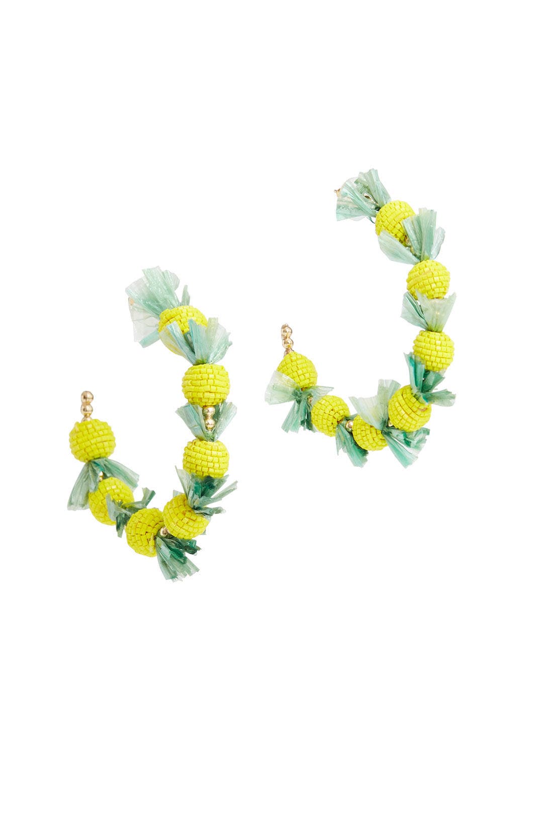 Pineapple Hoops by Kenneth Jay Lane 1