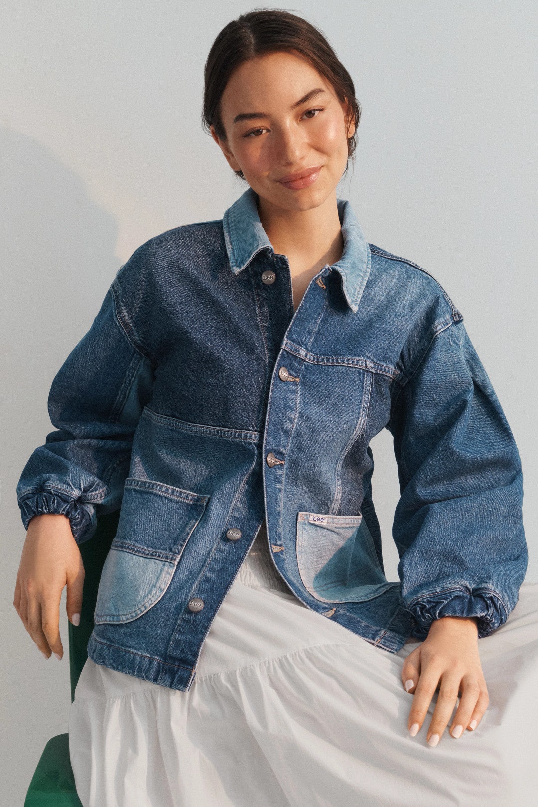 Patched Chore Jacket by LEE 0