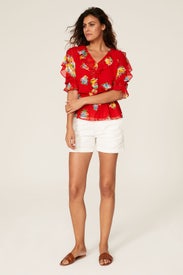 Savianne Peplum Top by Lauren Ralph Lauren