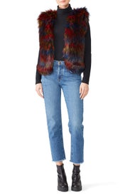 Ramos Faux Fur Vest by RAGA