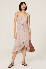 Frida Floral Midi Dress by Rails