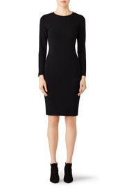 Black Fitted Dress by VINCE.
