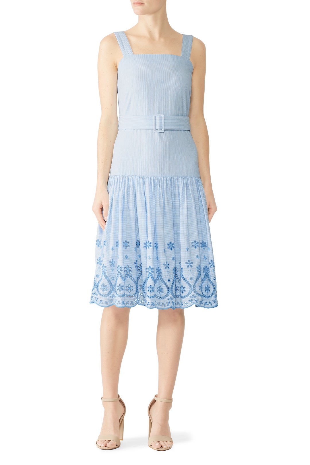 Blue Embroidered Dress by Draper James | Rent the Runway