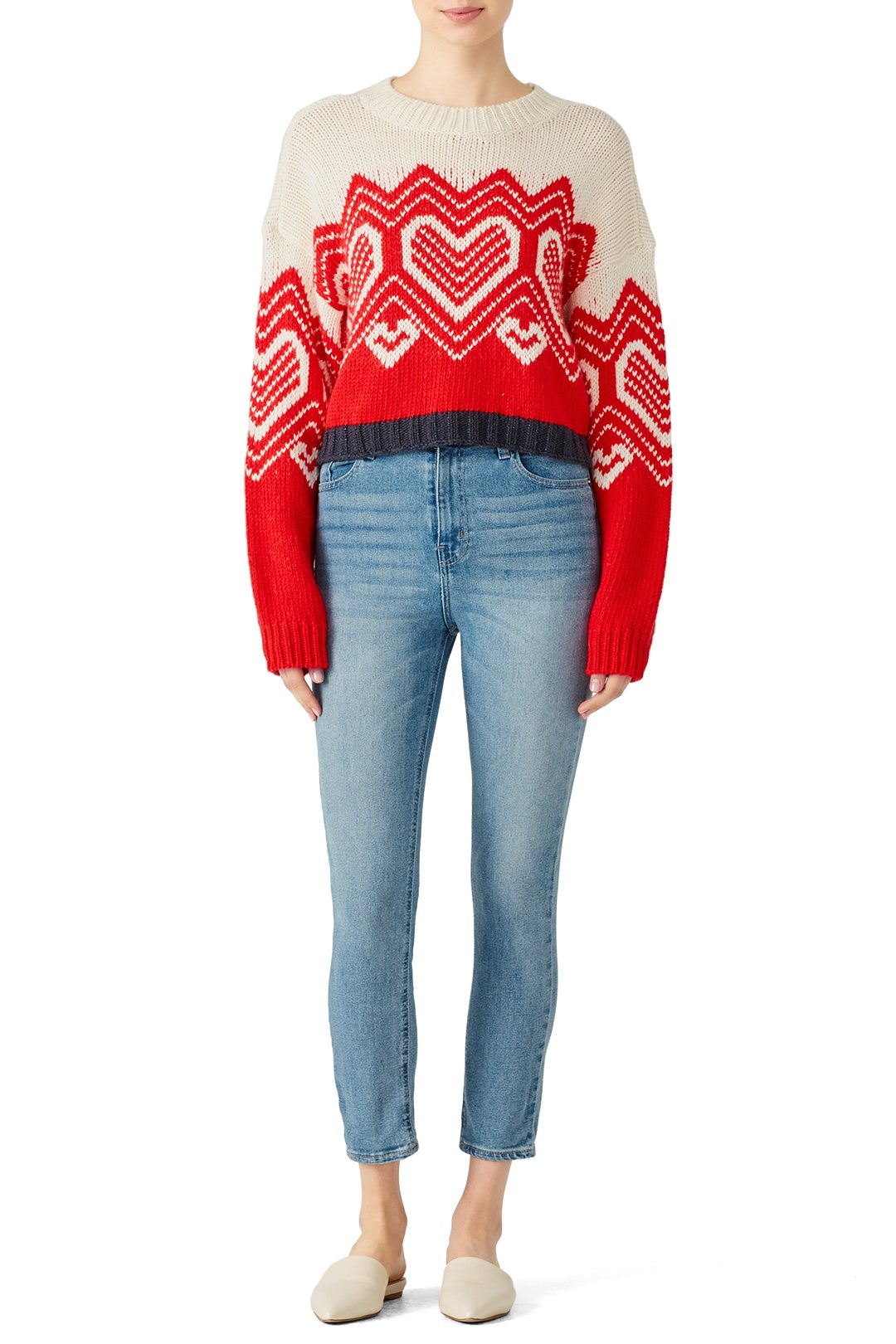 I Heart You Sweater by Free People 0