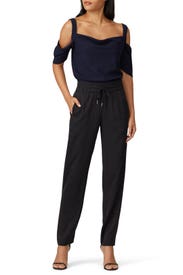 Navy Cold Shoulder Top by Jason Wu x RTR