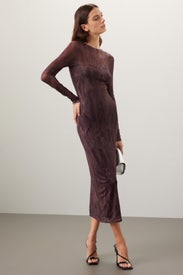 Mesh Overlay Dress by Louna