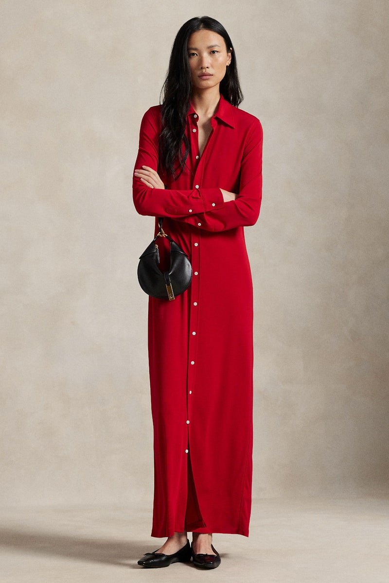 Collared Long Sleeve Shirt Dress by Polo Ralph Lauren