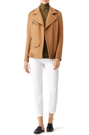 Camel Brando Jacket by Rebecca Minkoff