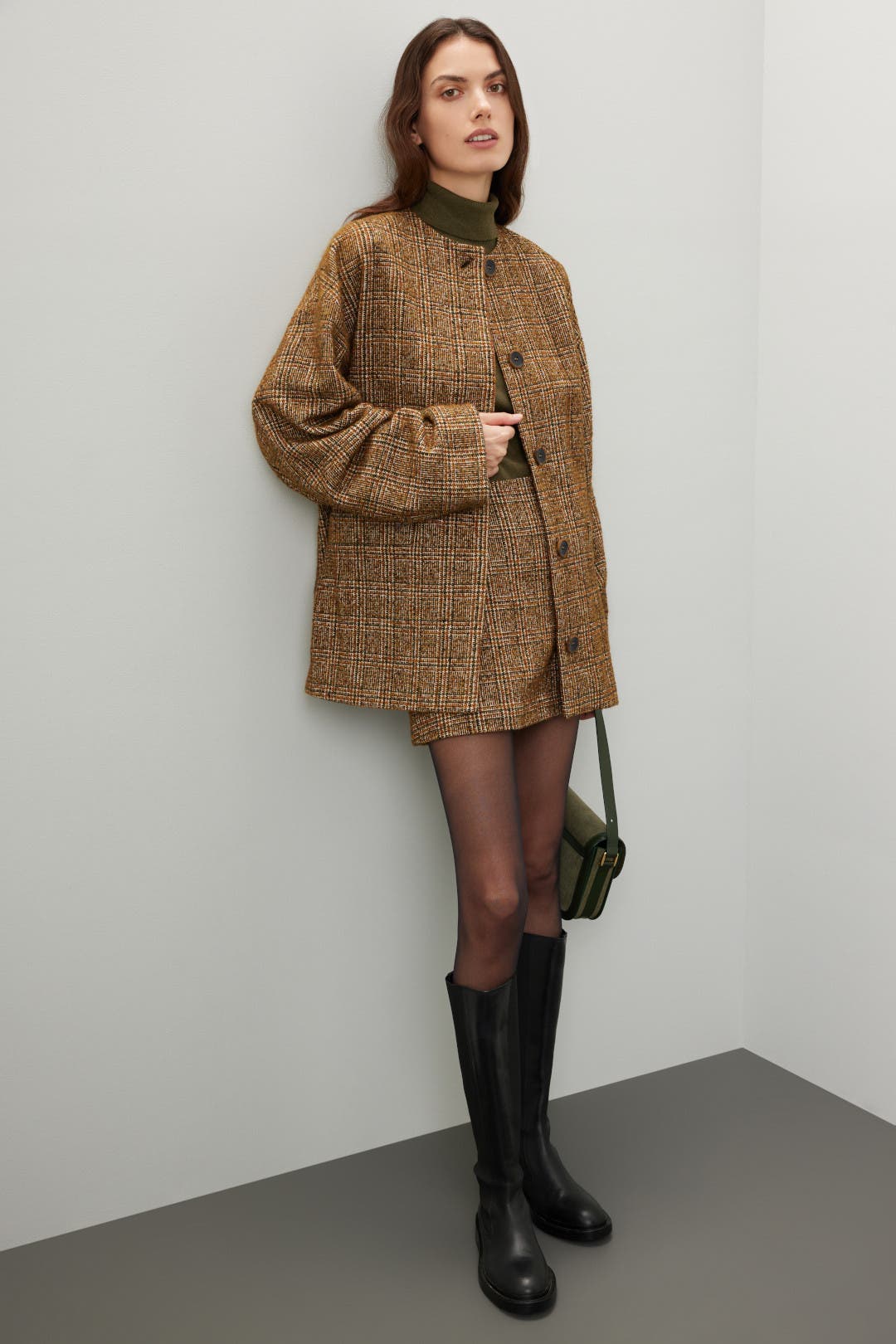 【TORY SPORT】SWEATER SKIRT Tech Knit Viscose Mini Skirt: Women's Designer Bottoms