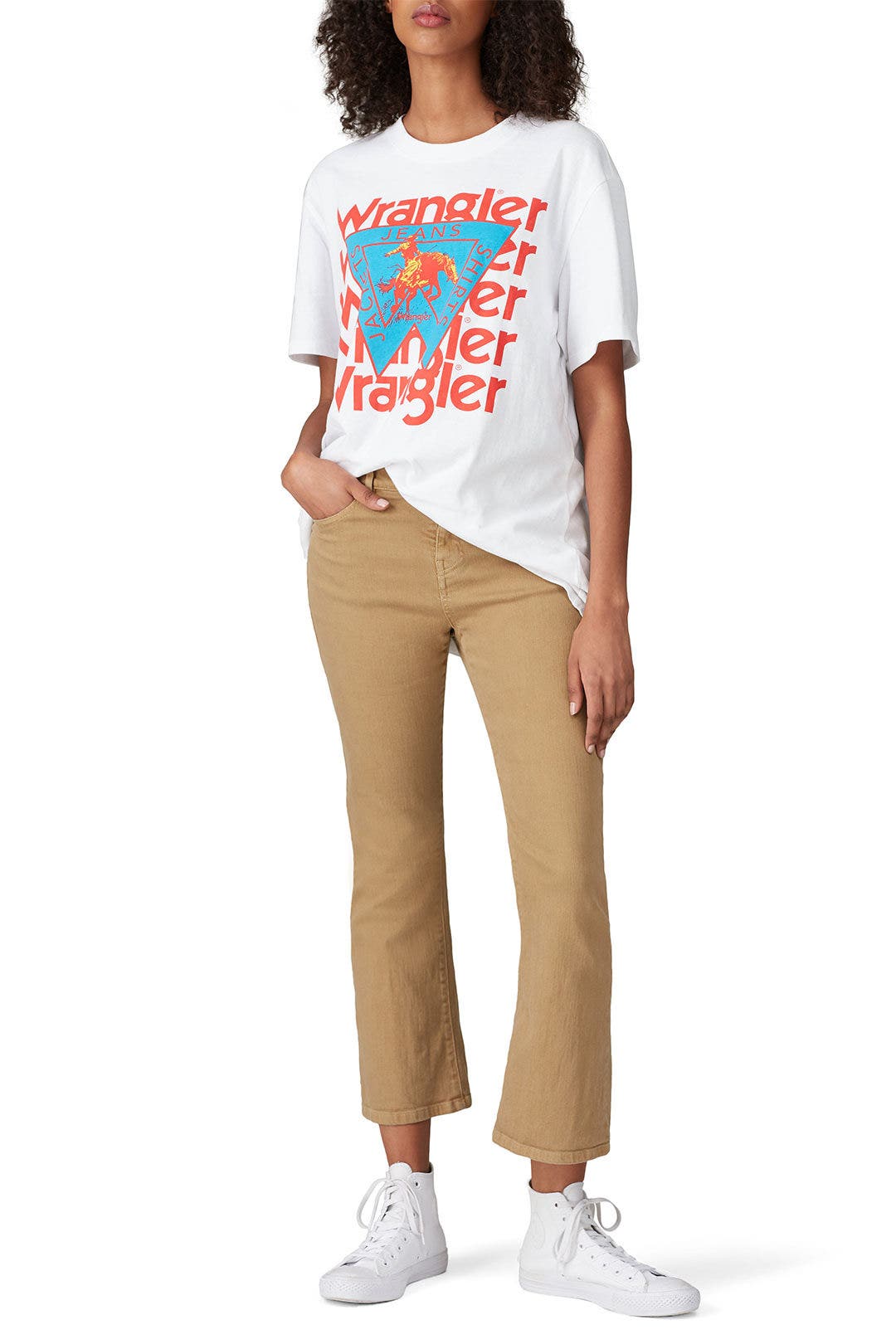 Batwing Logo Oversized Tee by WRANGLER 0