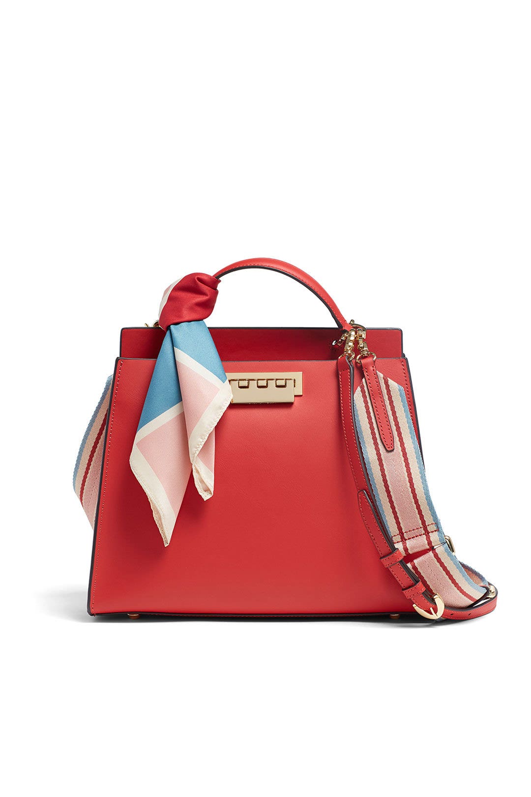 Apple Earthette Double Compartment Satchel by ZAC Zac Posen Handbags