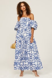 Julia Cotton Dress by Borgo de Nor