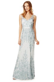 Aqua Amira Gown by CATHERINE DEANE