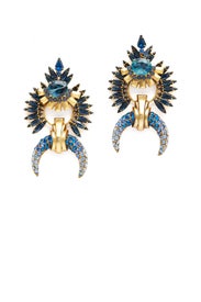 Blue Horn Bailey Earrings by Elizabeth Cole