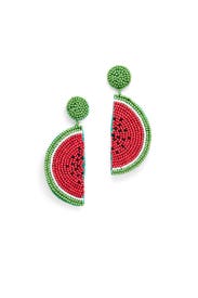 Beaded Melon Drop Earrings by Kenneth Jay Lane
