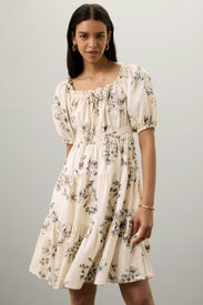 Floral Smocked Dress by Lauren Ralph Lauren
