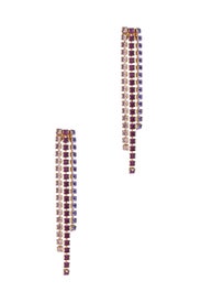 Crystal Tassel Earrings by Oscar de la Renta