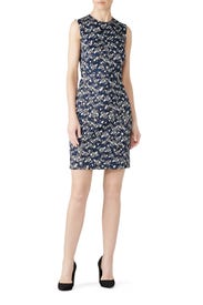 Navy York Dress by Of Mercer