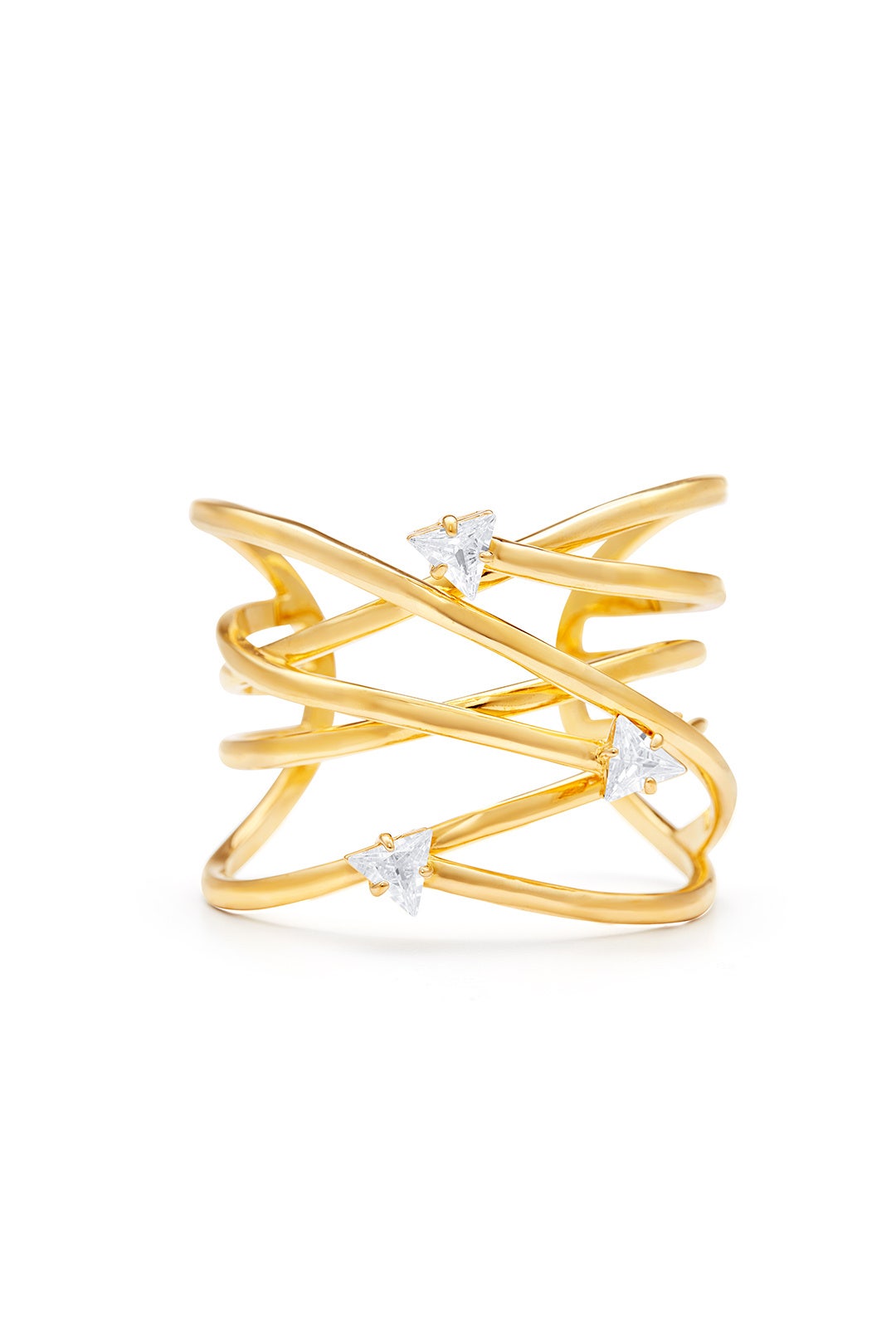 Gold Swirl Cuff by Sarah Magid