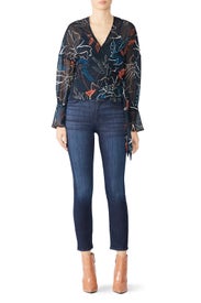 Eliana Wrap Blouse by STYLESTALKER