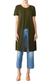 Olive High Low Sweater by Slate & Willow