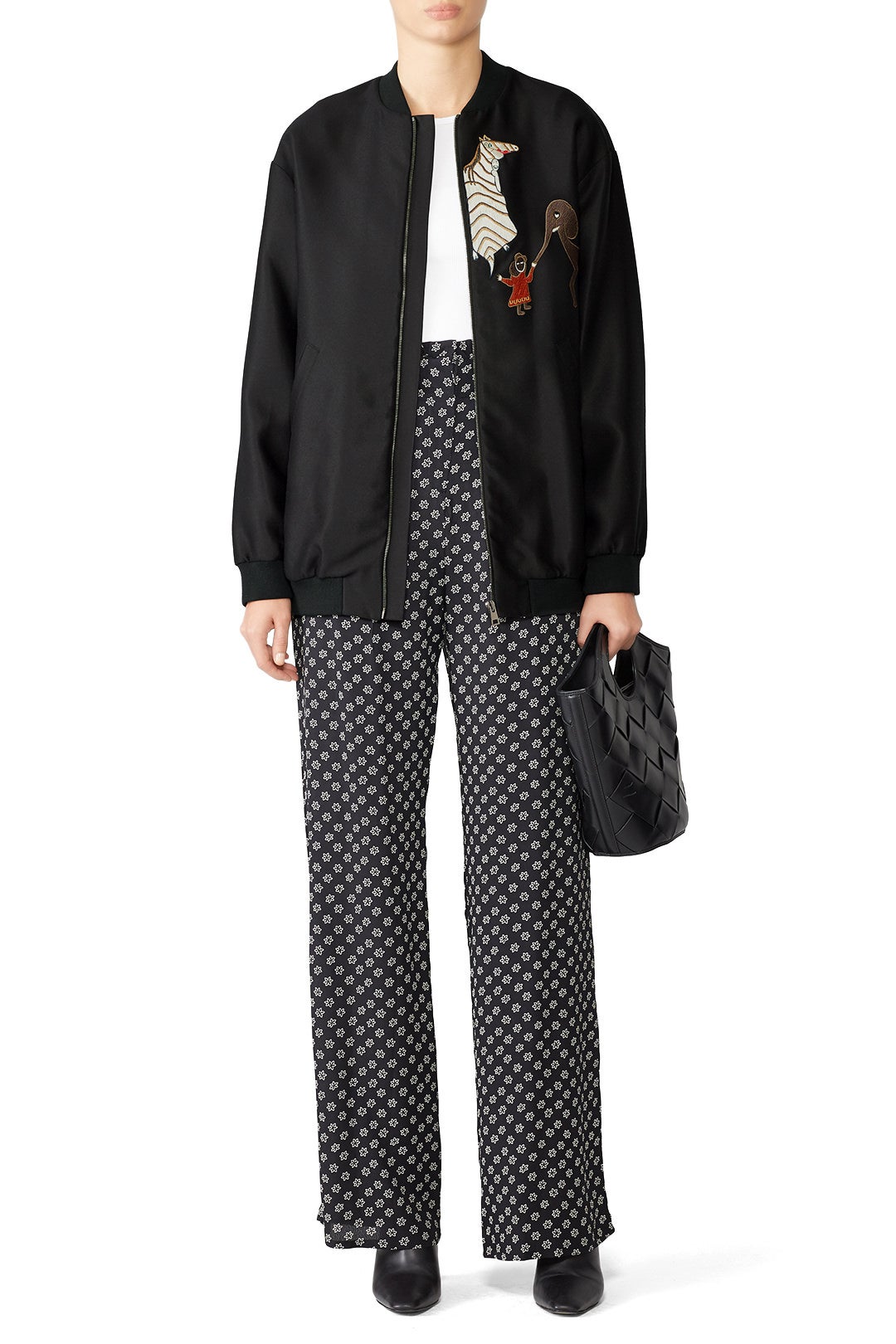 Festive People Bomber Jacket by Vilshenko 0