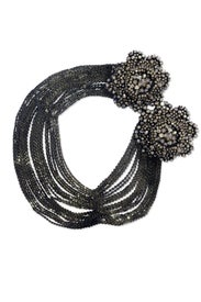 Black Dahlia Necklace by Vera Wang Accessories