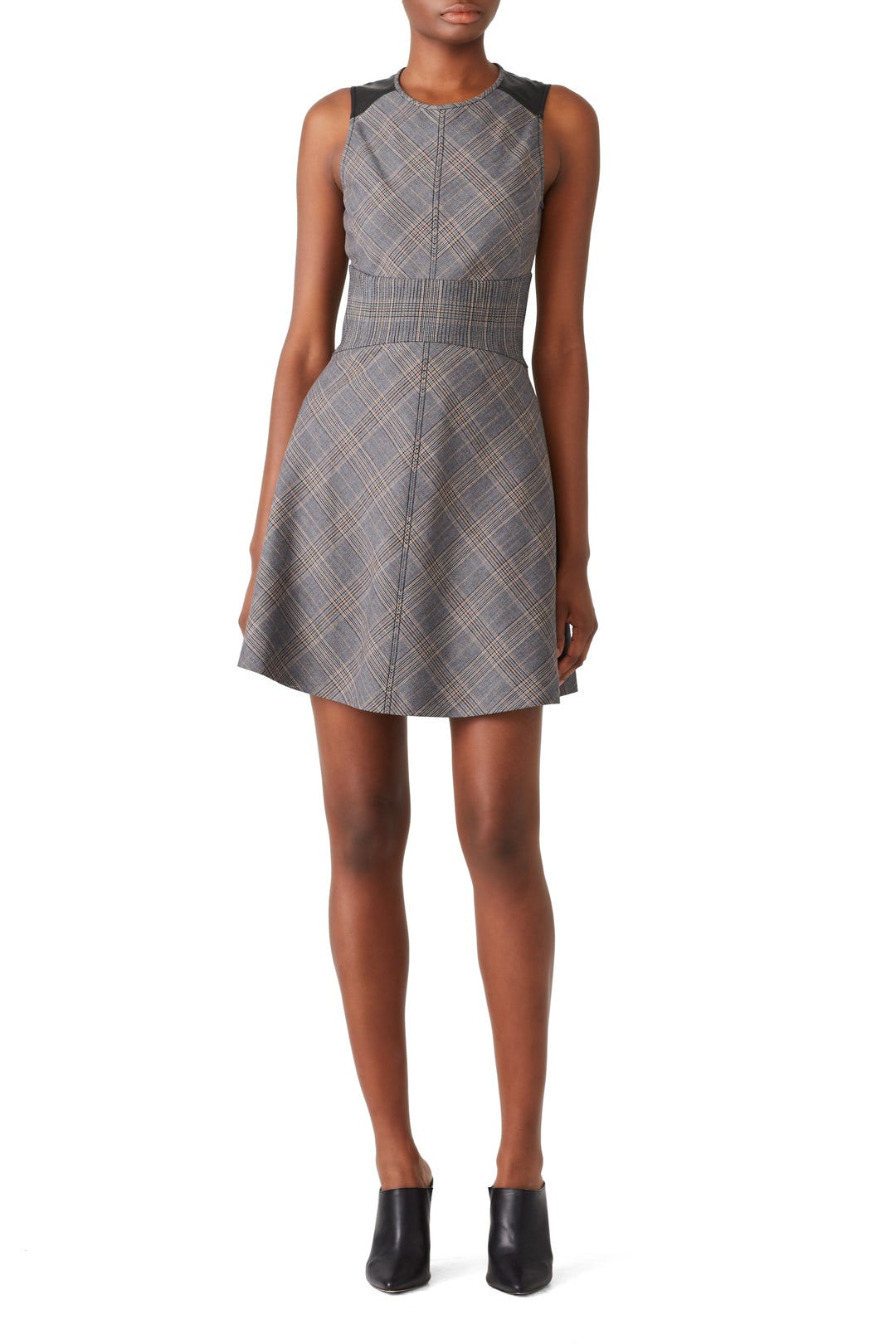 Plaid Corset Waist Dress by Derek Lam 10 Crosby Rent the Runway