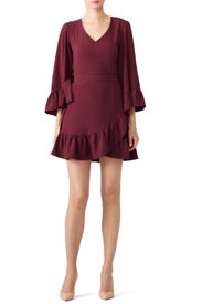 Mai Drape Sleeve Dress by DREW