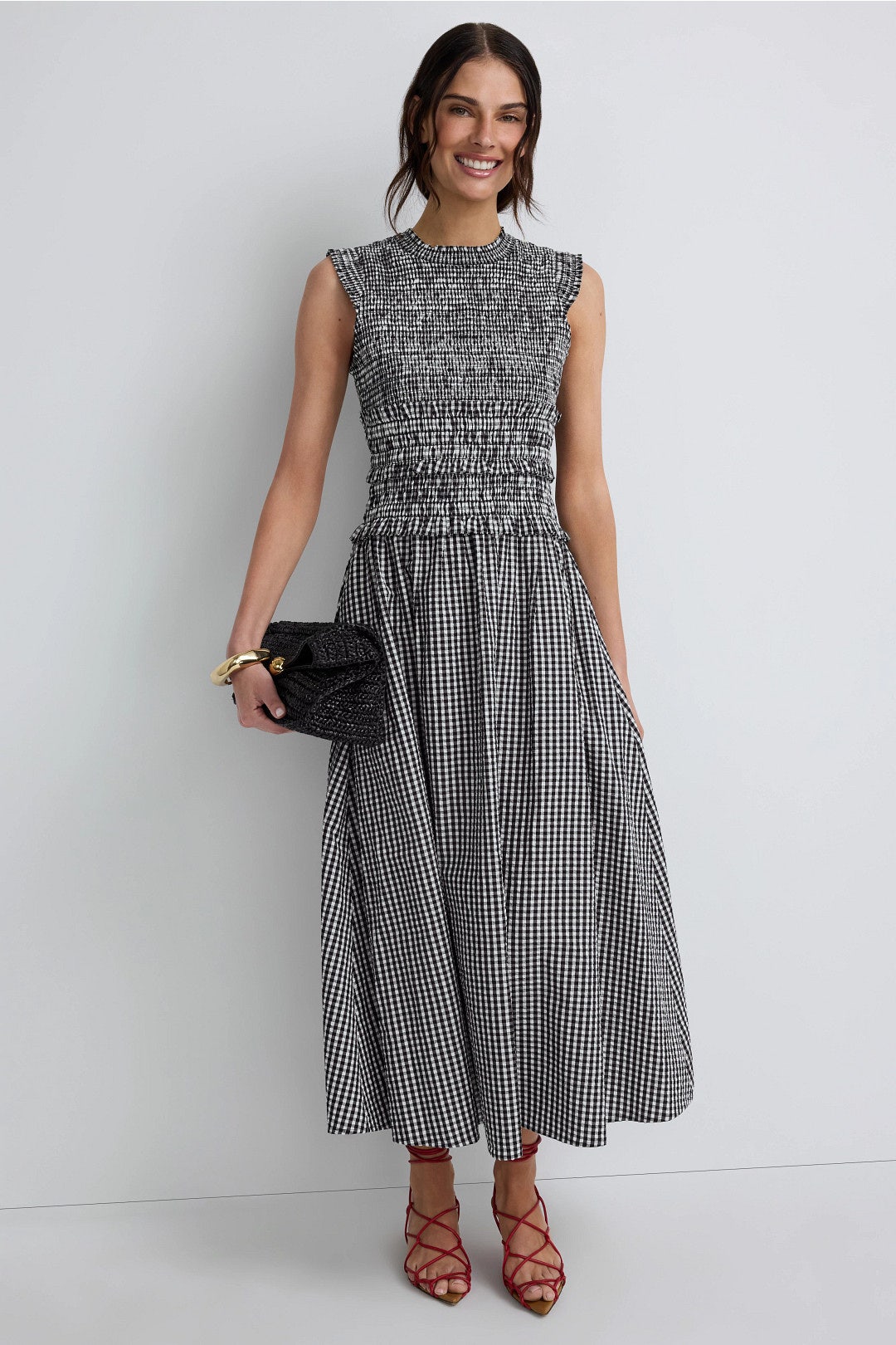 knee length dresses for ladies Iris Dress | Tie Front Midi Dress