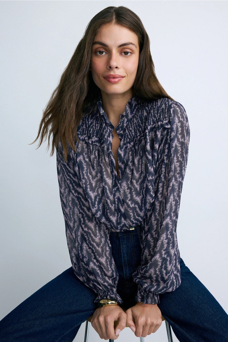 Sheer Long Sleeve Top by BOSS - Photo 0