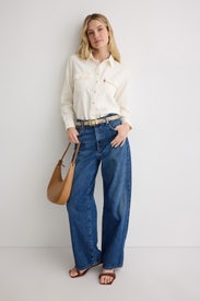 White Iconic Western Shirt by Levi's