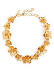 Classic Flower Necklace by Oscar de la Renta