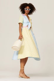Striped Giorgiana Dress by Staud