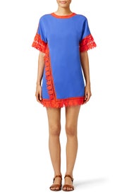 Fringed Marissa Dress by Tory Burch