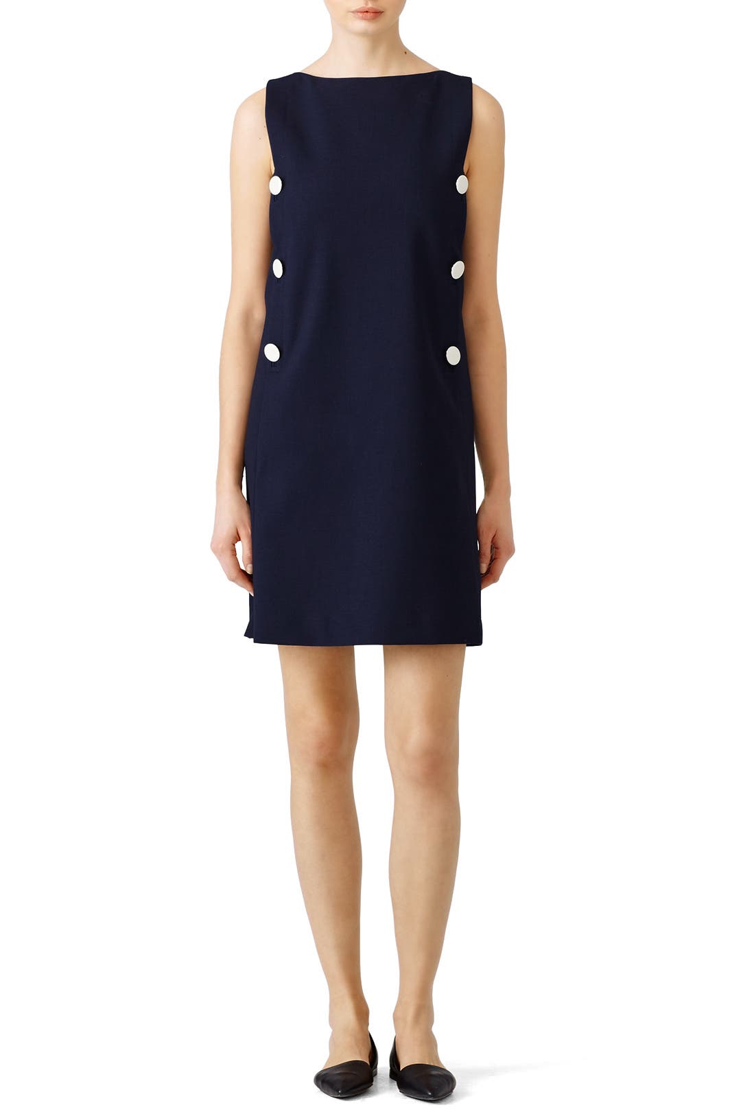Navy Suiting Shift by Tory Burch